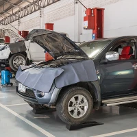 HOMCOM Conjunto de 2 Rampas para Coche de Plástico Rampas Portátiles Carga de hasta 3 Toneladas Rampas para SUV Furgonetas(m-10)
