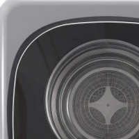 HOMCOM 4kg Vented Tumble Dryer with 5 Drying Mode, 800W Compact Freestanding Front Tumble Dryer, Silver(m-10)