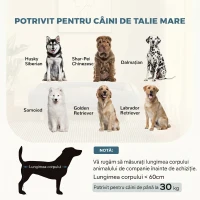 PawHut Canapea Lettino pentru Câini Mari de până la 30 kg de Interior cu Pernă Detașabilă, 96x66x24 cm, Albastru(m-4)