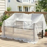 Outsunny Telo Impermeabile 3x5m, Robusto PE 140GSM, Resistente agli Strappi(m-10)
