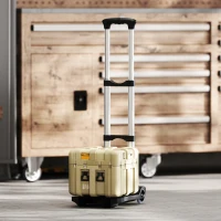 HOMCOM Carrello Portapacchi Pieghevole da 40 kg con 2 Cinghie, Maniglia Telescopica, Alluminio e Plastica, Nero(m-9)