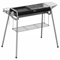 Outsunny Charcoal BBQ Grill - Black(m-1)