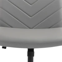 HOMCOM extra nail tech rolling retro fabric cute teenager arms hairdresser on chairs desks spinny comfortable beauty(m-13)