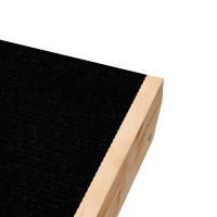 PawHut Rampe pour chien de grande taille pliable, escalier pour chien canapé avec hauteur ajustable 26-61 cm, noir(m-12)