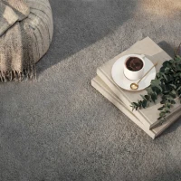 HOMCOM Tapis salon 160 x 120 cm tapis à poils longs, lavable en machine, antidérapant, en fausse fourrure, gris clair(m-9)