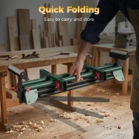 HOMCOM Universal Mitre Saw Stand with Adjustable Rollers and Support Arms, Portable Miter Saw Stand with Folding Legs(m-7)