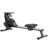 SPORTNOW Rudergerät für Zuhause Leises Magnetisches Rudergeräte mit 16 Widerstandsstufen Exklusiver APP LCD-Display Handyhalter(m-11)