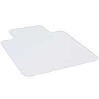 HOMCOM Stuhlunterlage für Hartböden, 90 x 120 cm, rutschfest, transparent Bodenmatten zum Schutz von Holz und Fliesen, für Büro und Zuhause(m-11)