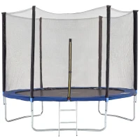SPORTNOW Trampoline d'extérieur avec filet de sécurité Ø305 cm pour enfants et adultes(m-1)