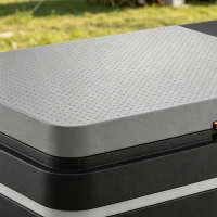 Outsunny 20L Compressor Car Fridge Freezer, Camping Refrigerator with App Control, 12/24V DC and 100-240V AC,(m-13)