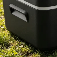 Outsunny 20L Compressor Car Fridge Freezer, Camping Refrigerator with App Control, 12/24V DC and 100-240V AC,(m-12)