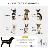 PawHut Dog Stroller with Rain Cover for Small Miniature Dogs, Folding Pet Pram with Cup Holder, Storage Basket, Reflective Strips, Grey(m-4)
