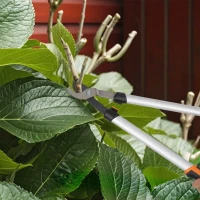 Outsunny Set da Giardinaggio 4 Pezzi con Cesoie, Troncarami, Forbici da Potatura e Seghetto Pieghevole(m-9)