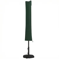 Outsunny Parasol Cover, Cantilever Umbrella Cover for 2-3.5 m Parasols, Banana Umbrella Protector with Zipper, Green(m-1)