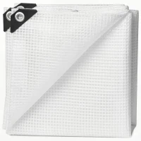 Outsunny Telone Impermeabile 4x6m, Robusto PE 140GSM, Resistente agli Strappi(m-11)