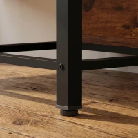 PawHut Fish Tank Stand with Power Outlets Aquarium Stand with Cabinet 20-29 Gallon Tanks Tiger Wood Grain(m-9)