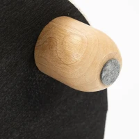 HOMCOM Opberghocker, ronde zitkruk met deksel, linnenlook, voor woonkamer en slaapkamer, 38,5 x 38,5 x 33,5 cm, beige(m-12)