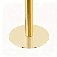 Table d'appoint ronde, plateau anti-rayures facile à nettoyer, 60x60x74 cm, Bleu(m-7)