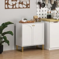 HOMCOM 2-Door Sideboard Storage Cabinet - White(m-10)