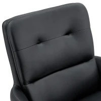 Chaise pivotante de salle, manger style luxe léger européen, lot de 2, patins antidérapants, 55x50x85 cm, Noir+Or(m-6)