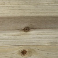 Outsunny Verhoogd Bed Houten Bloemenladder met 3 Planken Plantstappen Naturel(m-7)