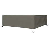 Outsunny Large Square Patio Garden Furniture Set Cover 600D Oxford Waterproof, 230 x 230 x 70cm, Grey(m-11)