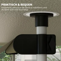 Outsunny luifel knikarm klemluifel zonwering zwengel balkon aluminium 3 x 1,5 m crème(m-8)