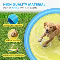 PawHut Dog Splash Pad  for Garden, Patio, Summer Fun, 170 cm(m-5)
