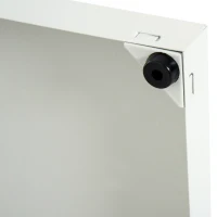 HOMCOM Papiersnijmachine tot A4 papiersnijder metaal wit(m-9)