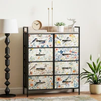 HOMCOM 8-Drawer Chest of Drawers - White(m-2)