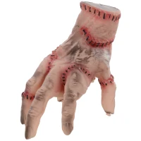 HOMCOM Horror Hand, Halloween Decor, geactiveerd met Geluid/Aanraking, beweeglijk, Geluid(m-10)
