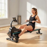 SPORTNOW Vogatore domestico: 16 livelli resistenza, Bluetooth, APP compatibile.(m-2)