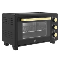HOMCOM 16L Mini 1400W Countertop Oven - Black(m-11)
