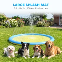 PawHut Dog Splash Pad  for Garden, Patio, Summer Fun, 170 cm(m-4)