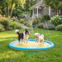 PawHut Dog Splash Pad  for Garden, Patio, Summer Fun, 170 cm(m-8)