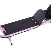 HOMCOM Trotinetă patinete Mari Roți pneumatice Ø 41 cm cu pegs Roz(m-4)