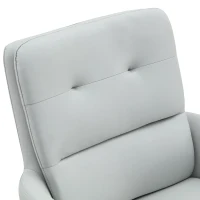 Chaise pivotante de salle, manger style luxe léger européen, lot de 2, patins antidérapants, 55x50x85 cm, Gris clair(m-5)
