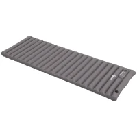 Outsunny Matelas gonflable pour camping 1 personne pliable avec sac de transport 195 x 70 x 10 cm gris(m-11)