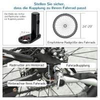 PawHut 2 in 1 hondenaanhanger fietskar jogger vlag regenhoes voor honden 4 kleuren(m-6)
