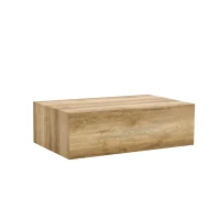 Table basse rectangulaire, style Luxury moderne compatible, pieds antidérapants en silicone, 90x50x30 cm, Couleur naturelle(m-9)