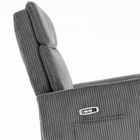HOMCOM Elektrische relaxstoel met ligfunctie, 2 motoren, 360° draaibaar, tv-fauteuil met USB-aansluiting(m-13)