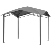 Outsunny Tuinpaviljoen paviljoen overkapping zonwering partytent prieel 3 x 3 m(m-9)