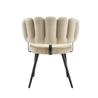 Lot de 2 chaises de salle à manger, mousse haute densité, patins antidérapants, 60x48x80 cm, Noir(m-9)