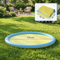 PawHut Dog Splash Pad  for Garden, Patio, Summer Fun, 170 cm(m-3)
