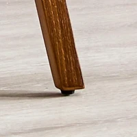 Lot de 2 tabourets de bar avec accoudoirs, design scandinave élégant, assise rembourrée, 54,7x44x88 cm, Marron(m-9)