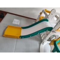 AIYAPLAY Parque Infantil 7 em 1 com Baloiço e Escorrega, Tema de Carro, Volante com Buzina e Arrumação, 1-4 Anos, Branco(m-5)