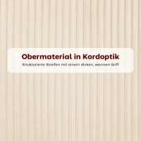 HOMCOM Eetkamerstoel, Ribfluweel, Schelpvorm, Metalen poten, Voetpads, Beige(m-5)