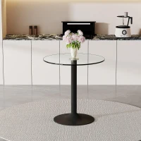Piètement de table en métal robuste, fixation stable et montage rapide, 60x60x92 cm, Noir(m-5)