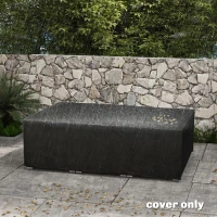 Outsunny 155 x 222cm Waterproof Furniture Cover - Black(m-10)