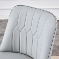 Lot de 2 tabourets de bar, design moderne, repose-pieds et renfort croisé, 42x45x100 cm, Gris clair(m-6)